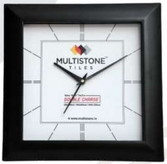 Personalized Wall Clock for Home and Office Decor, Custom Printed Time Display Gift for Corporate Gifting, Branding, Festive Hampers and Daily Utility Use